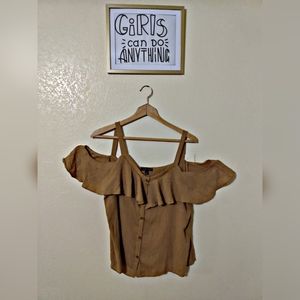 Off shoulder blouse, with straps